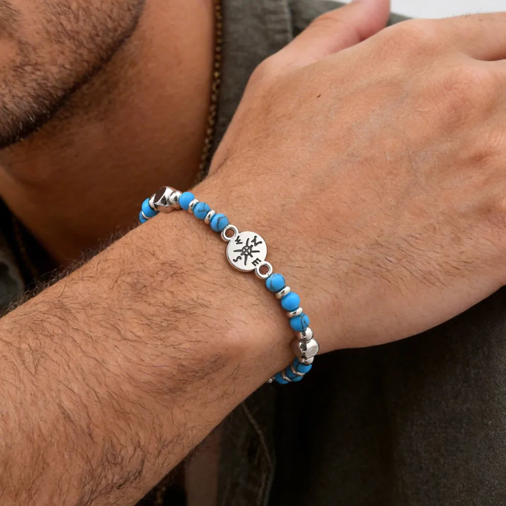 PENDRA Compass Beaded Bracelet