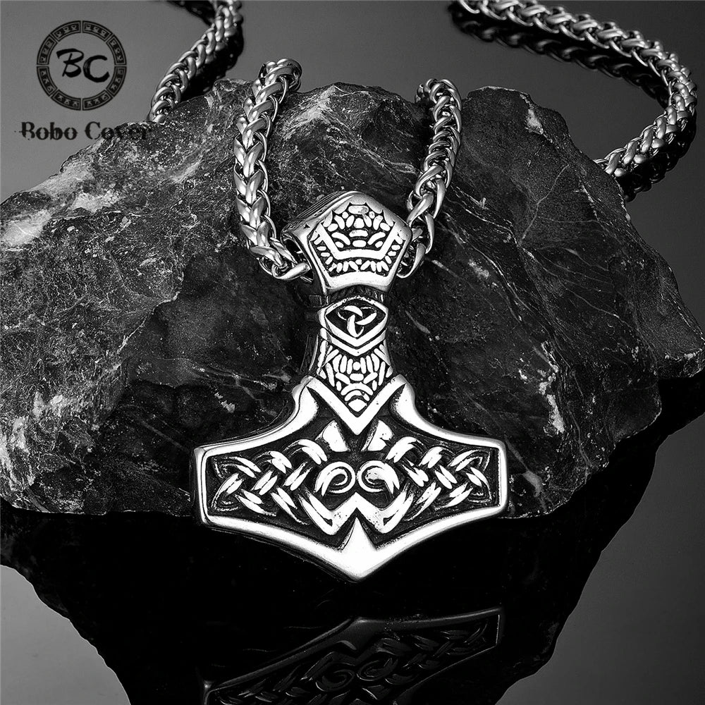 PENDRA Rune Vintage Hammer Necklace