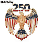 PENDRA USA Independence Day Brooch