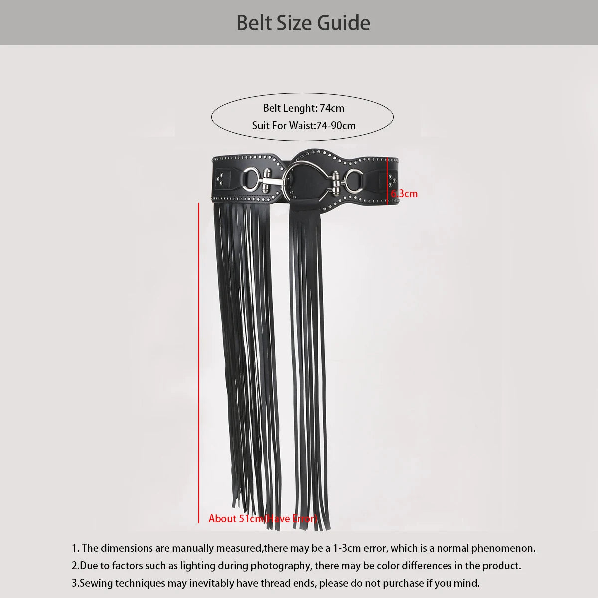 PENDRA Miraara Tassel Gothic Belt