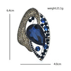 PENDRA Florielle12 Crystal Brooch