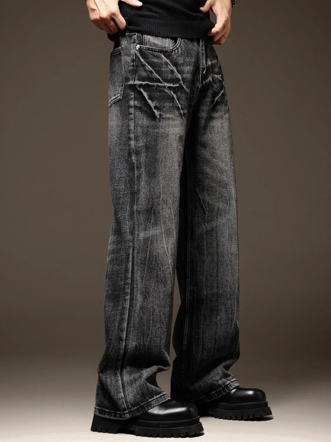 PENDRA Washed Harem End Pants