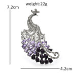 PENDRA Luxury Charming Peacock Brooch