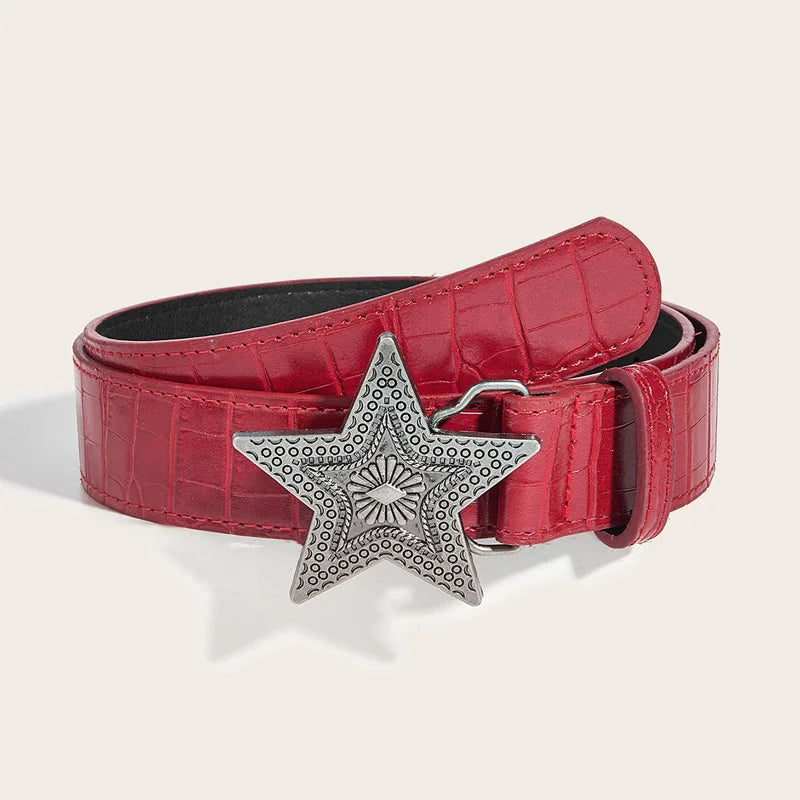 PENDRA Velaine Leather Black Belt