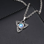 PENDRA Knot Moonstone Pendant Necklace