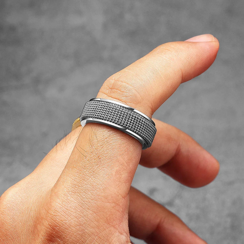 PENDRA Fidget Spinner Braid Ring