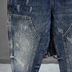 PENDRA Heavy Brand Tooling Jeans