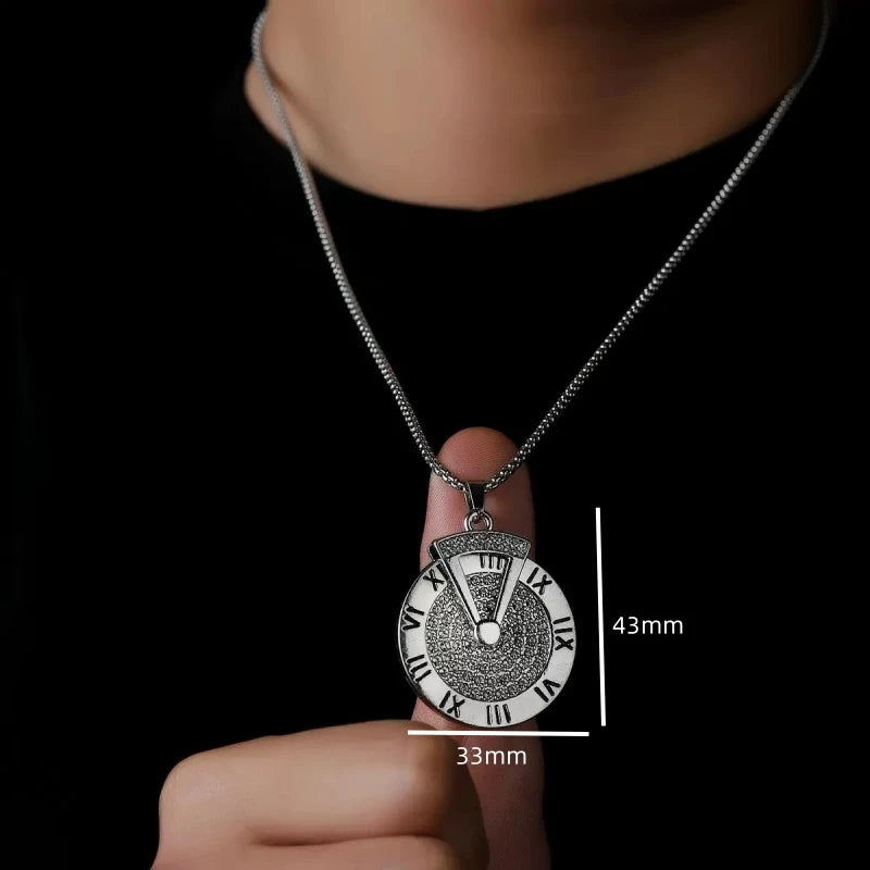 PENDRA Romansteel European Roman Numeral Pendant