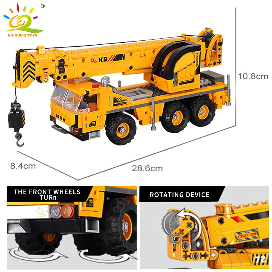 PENDRA Engineering Vehicle Excavator Building Set