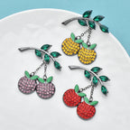 PENDRA Cherryelle 3-Color Shining Cherry Brooch