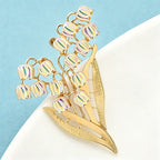 PENDRA Florielle37 Floral Brooch