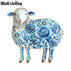 PENDRA Porcelain Animal Collection Brooch