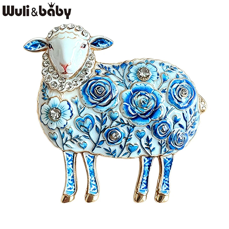 PENDRA Porcelain Animal Collection Brooch