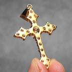 Simple Cross Men Necklaces Stainless Steel Pendant Chain Women Fashion Gemstone Jewelry Punk New In Accessories Gifts Wholesale
