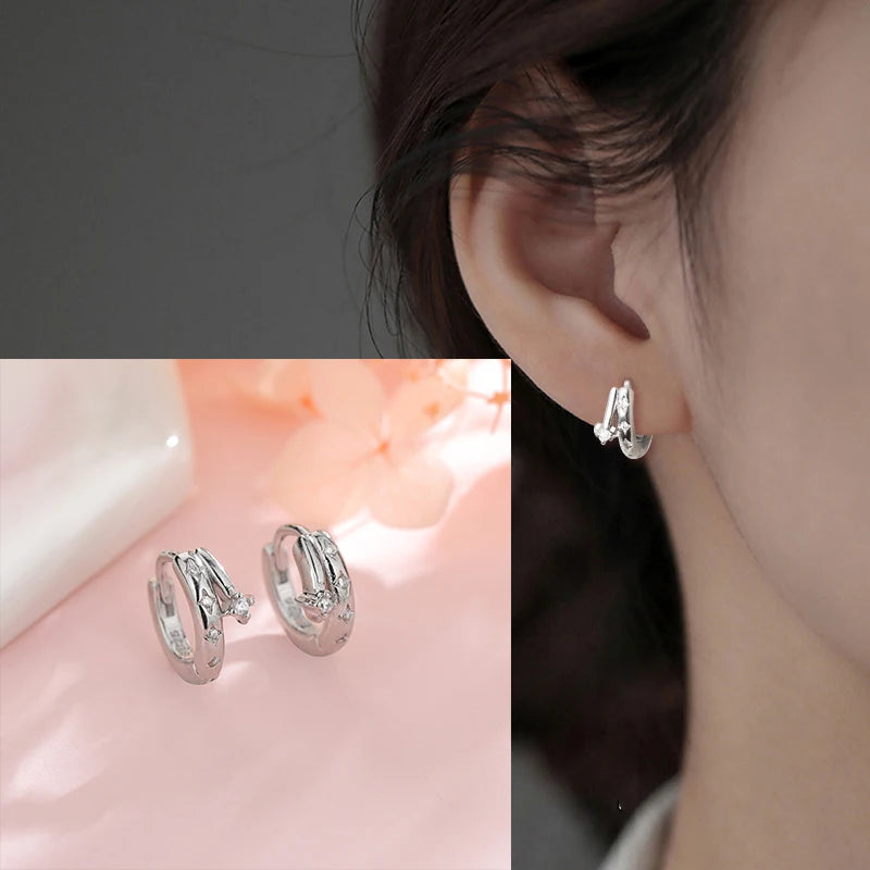 PENDRA Liquid Lava Sterling Silver Earrings