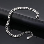 PENDRA Textured Figaro Bracelet