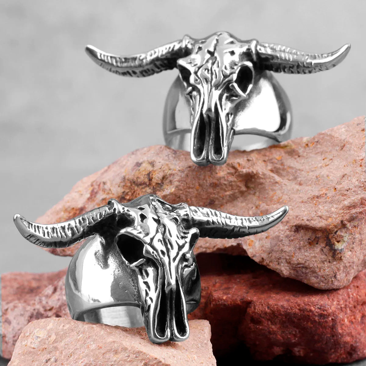 PENDRA Satan Ram Aries Steel Ring
