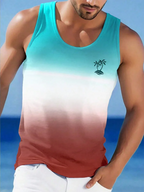 PENDRA Sleeveless Hawaiian Palm T-Shirt