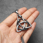 PENDRA Snake Patron Saint Steel Necklace