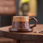 PENDRA Japanese Handmade Kiln-Changed Retro Ceramic Coffee Mug