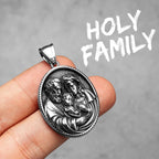 PENDRA Catholic Padre Pio Steel Necklace