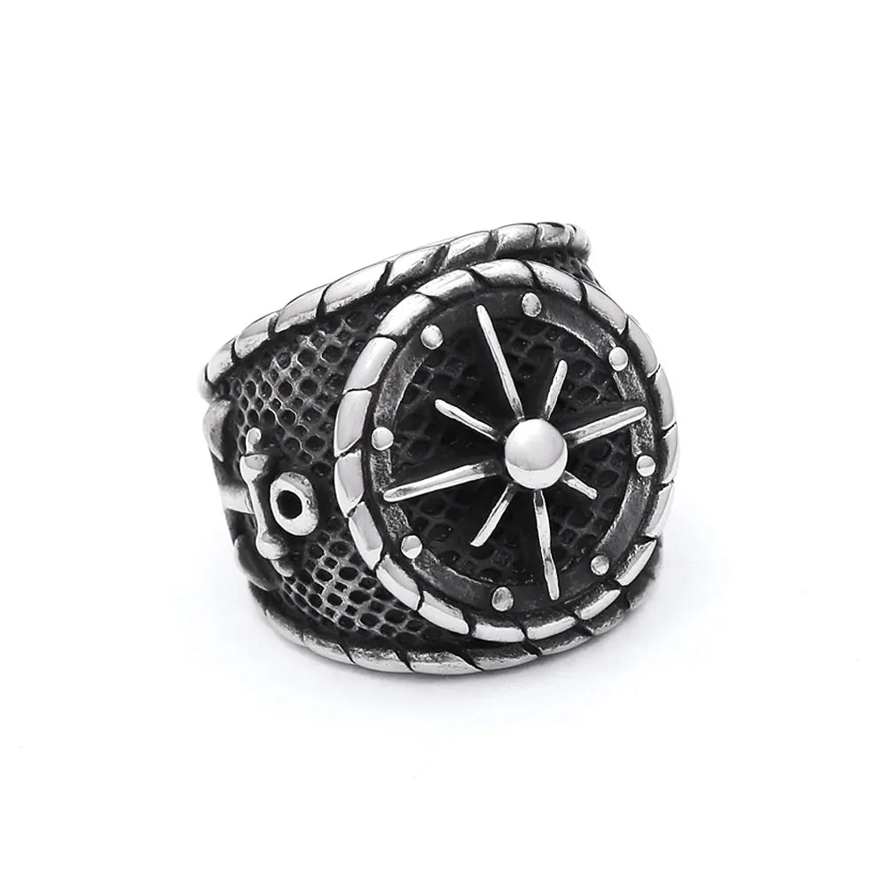 PENDRA Runeband Vintage Viking Rune Ring