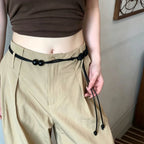 PENDRA Irisia Brown Corset Belt