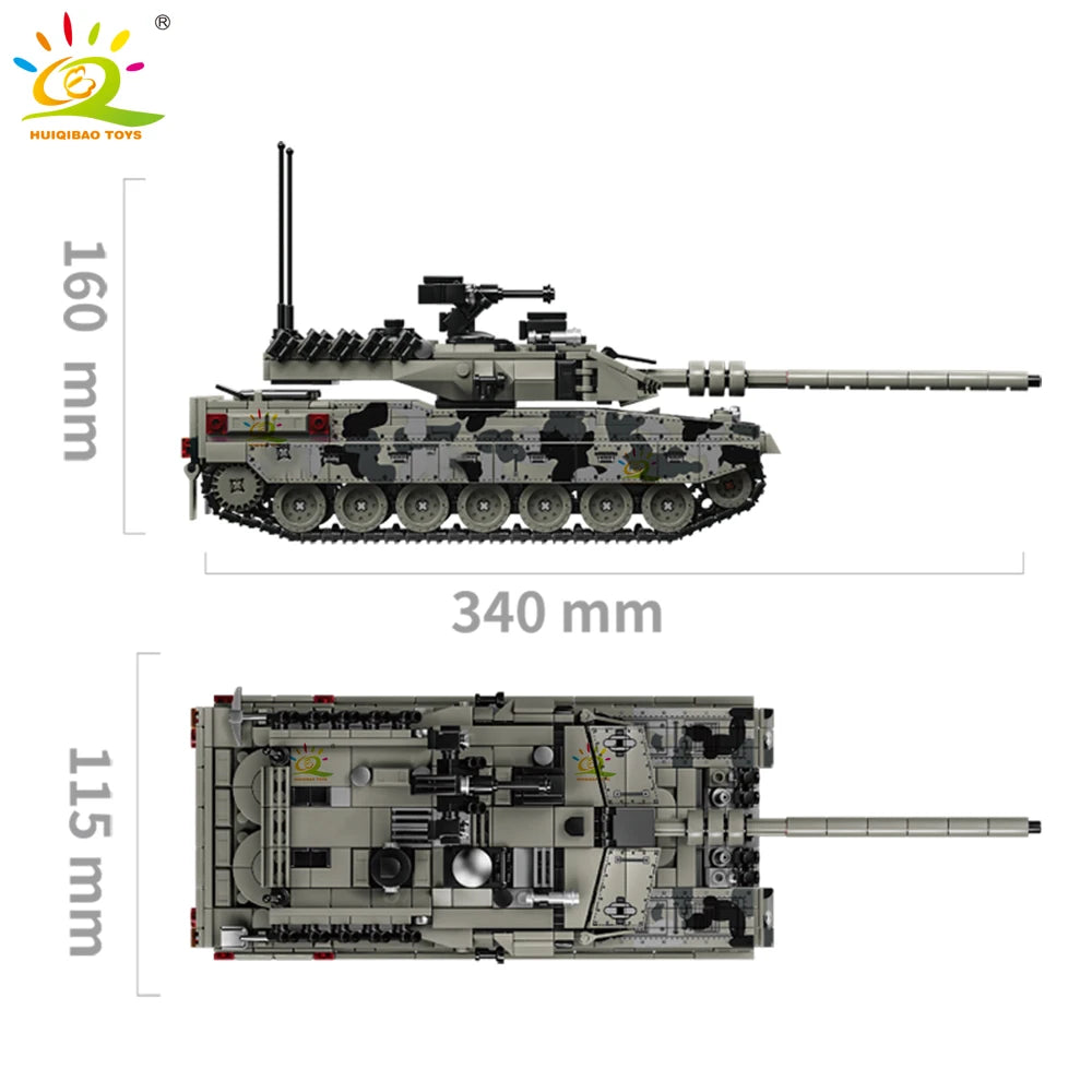 PENDRA Military Tank Army Building Set