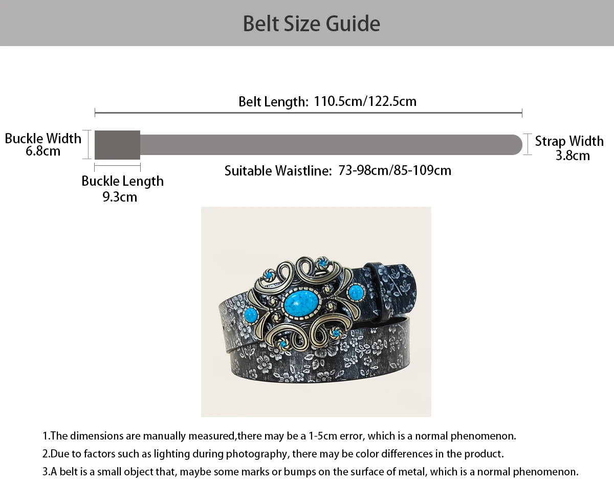 PENDRA Serara Leather Floral Luxury Belt