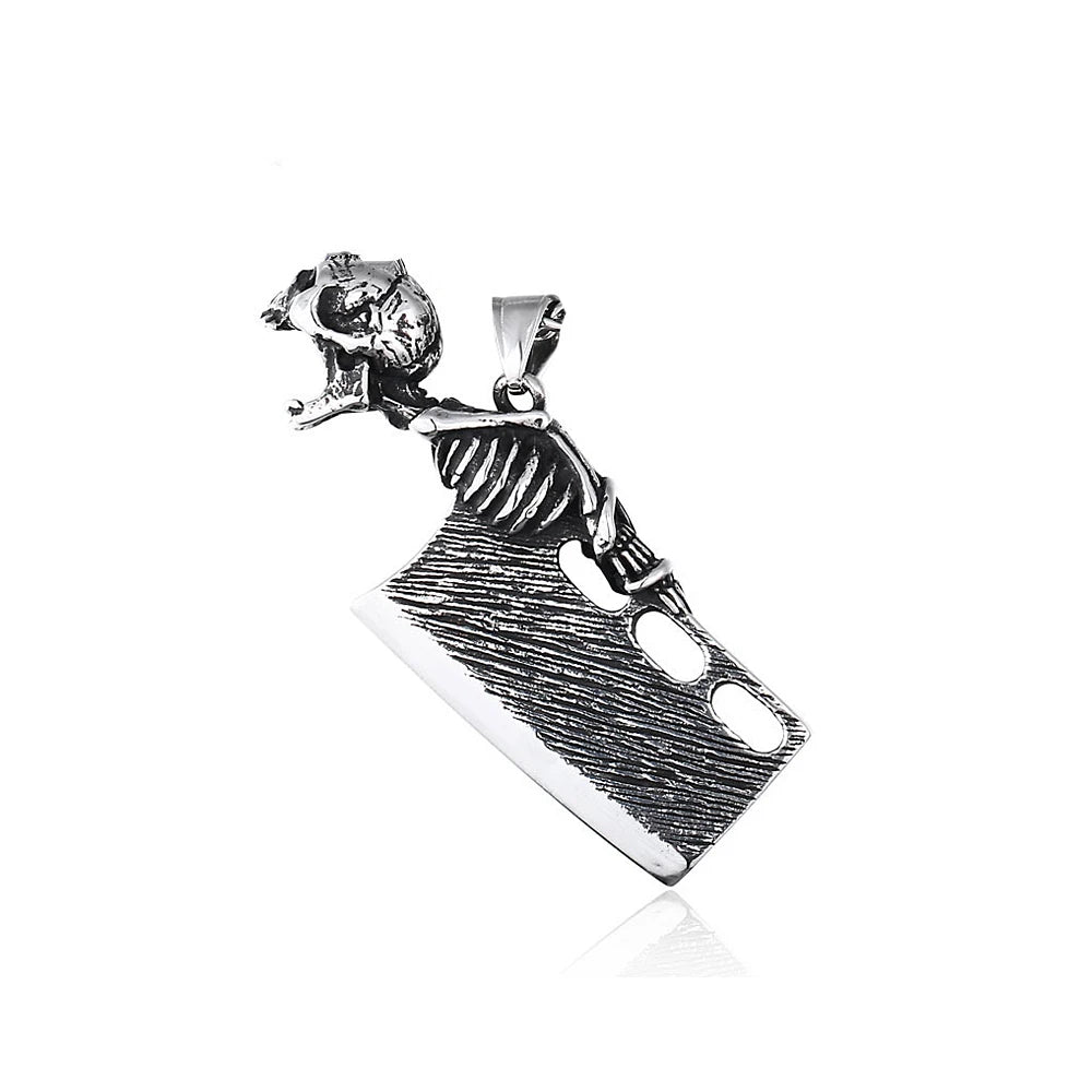 PENDRA Skullpunk Gothic Hip Hop Skull Pendant