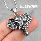 PENDRA Elephant Animal Boyfriend Steel Necklace