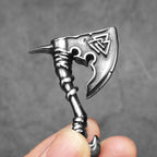 PENDRA Odin's Axe Steel Necklace