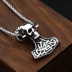 PENDRA Mjolnir Nordic Viking Thor Hammer Necklace