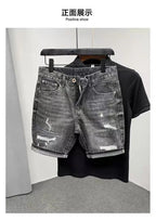 PENDRA Denim Washed Straight Jeans