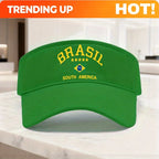 PENDRA Flag Brazil Print Top