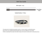PENDRA Heralia Leather Black Rivet Studded Luxury Belt