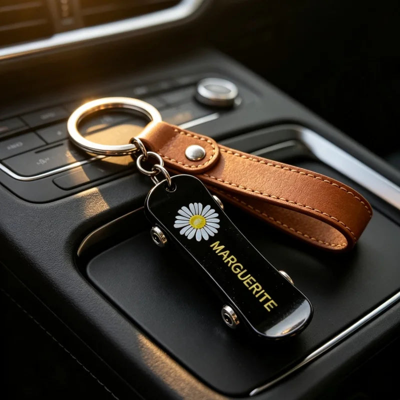 PENDRA Skateboard Stainless Steel Keychain