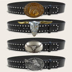 PENDRA Celeslia Black Skull Luxury Belt