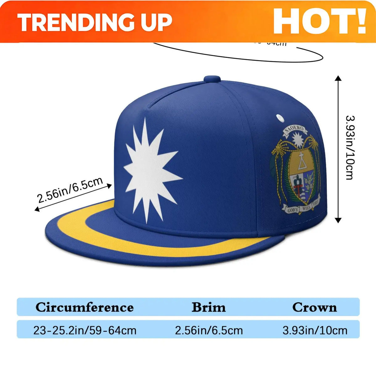 PENDRA Nauru Free Custom Hat