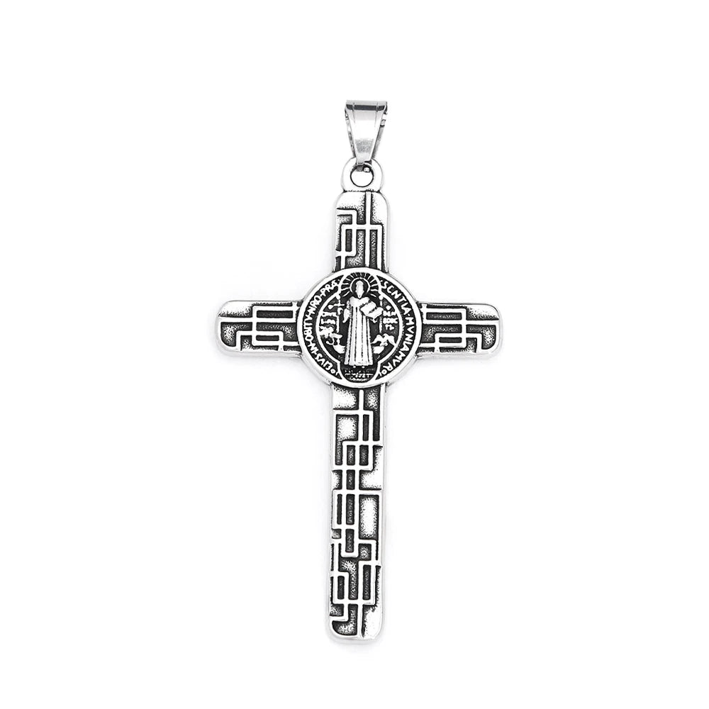 PENDRA Crossforge 316L Stainless Steel Cross Pendant