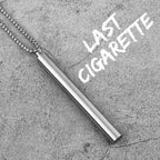 PENDRA Last Cigarette Case Steel Necklace