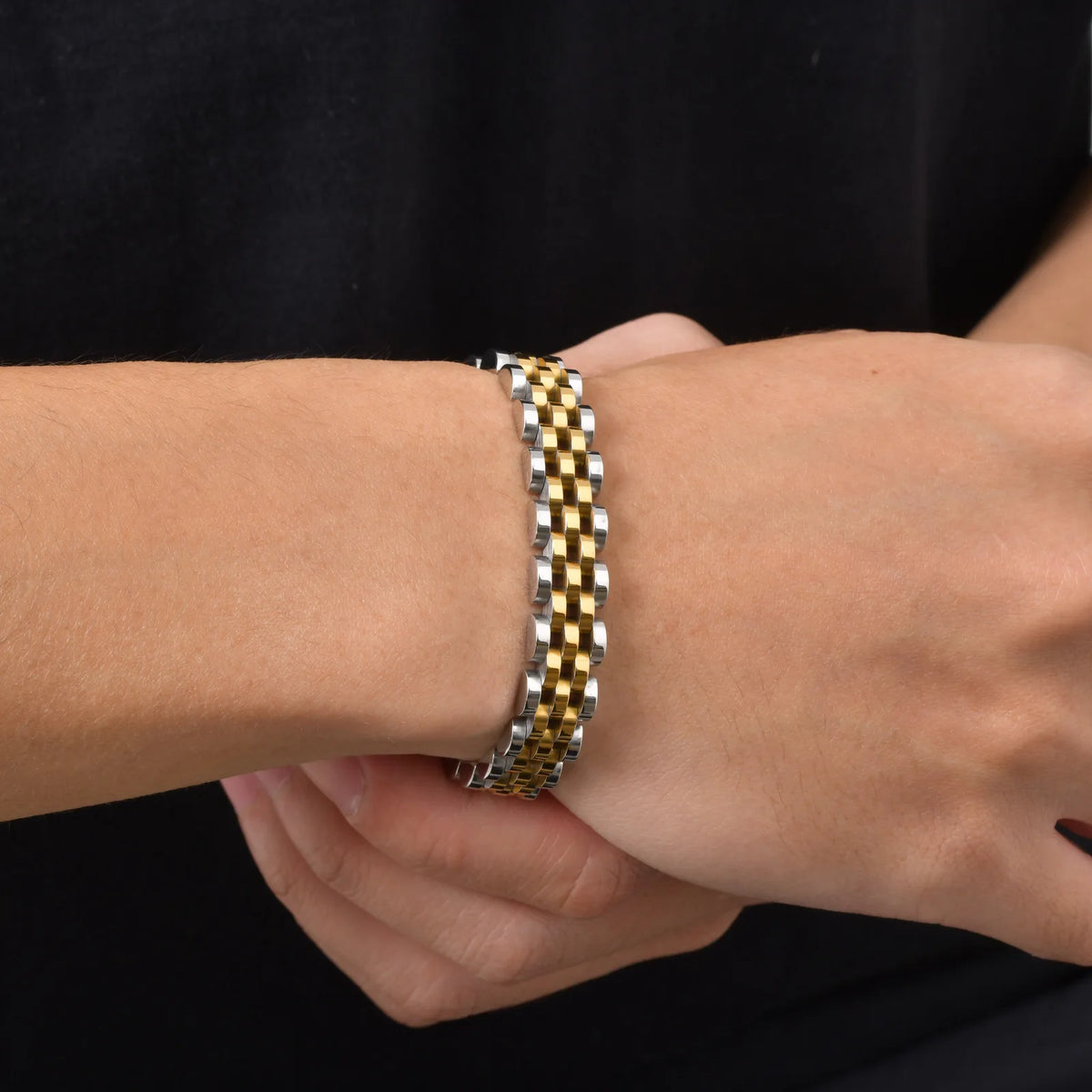 PENDRA Gold Link 10Mm Bracelet