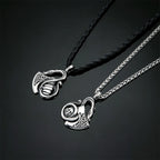 PENDRA Celtic Knot Rune Dragon Necklace