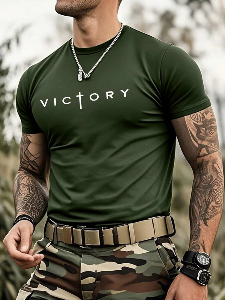 PENDRA Fitness 3D-Printed Short-Sleeve T-Shirt