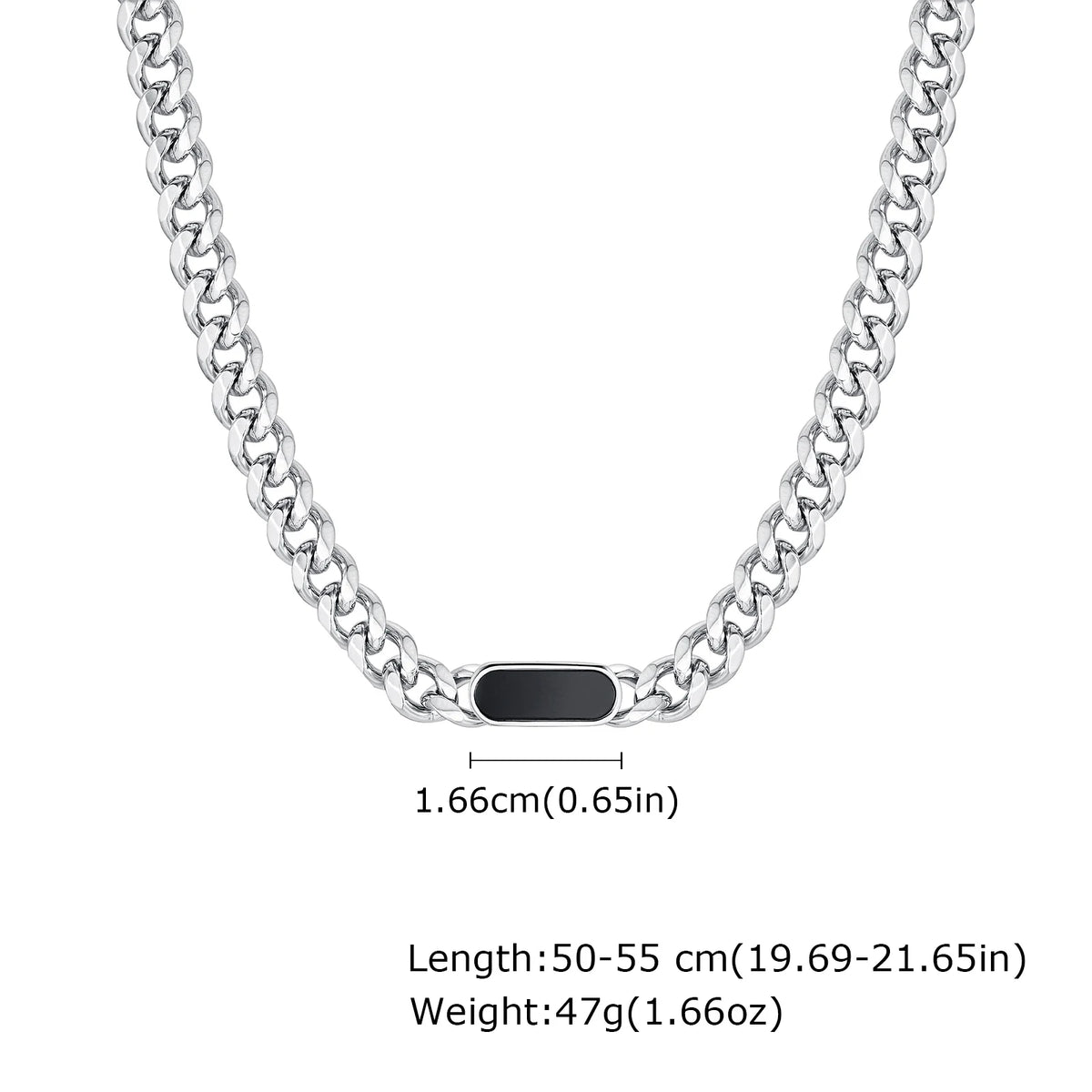 Mens Choker Necklace,Stainless Steel Cuban Link Chain Collar,Trendy Casual Hip Hop Jewelry Gifts for Boys