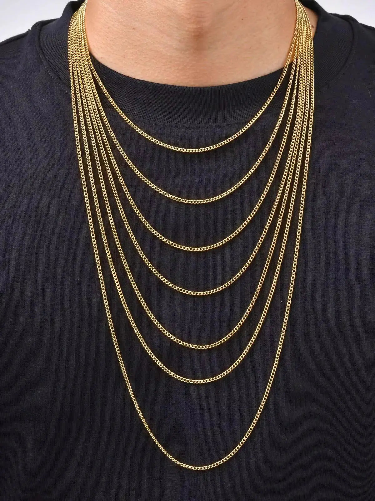 PENDRA Cuban Gold Chain Necklace