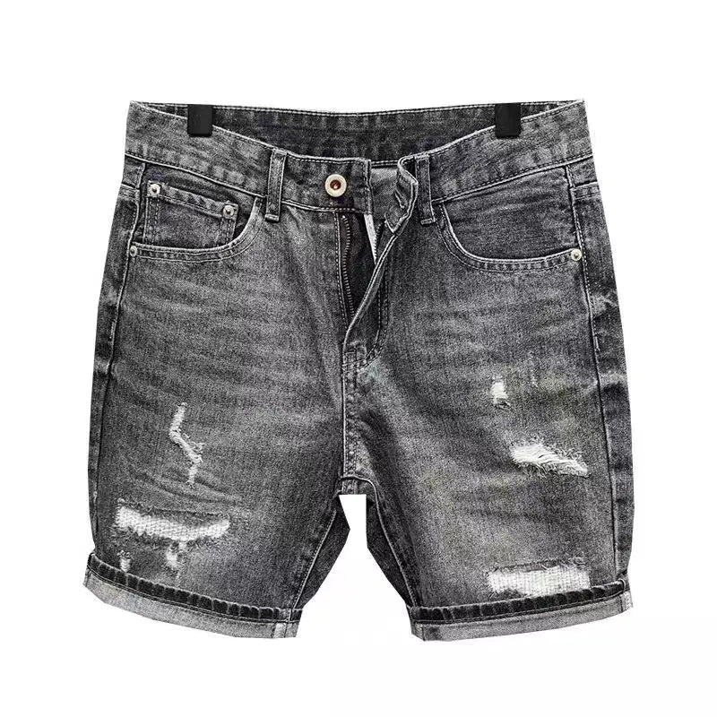 PENDRA Denim Washed Straight Jeans