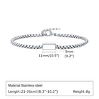 PENDRA Alphabet Letter Box Bracelet