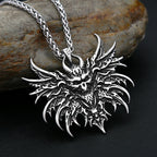 PENDRA Skullgoth Vintage Skull Pendant Necklace