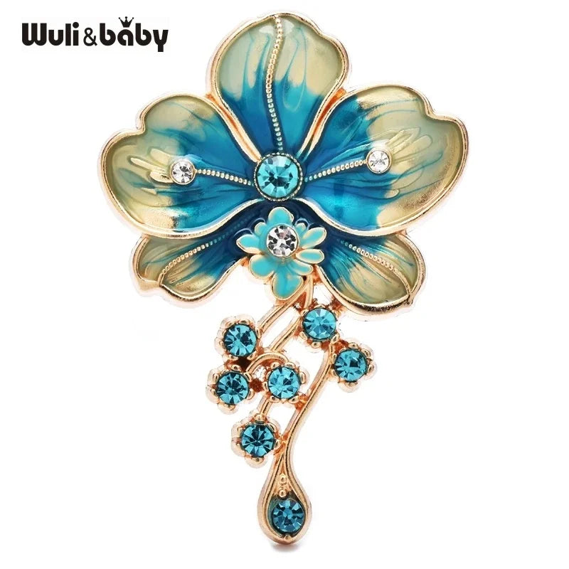 PENDRA Insectflora Insect and Flower Brooch